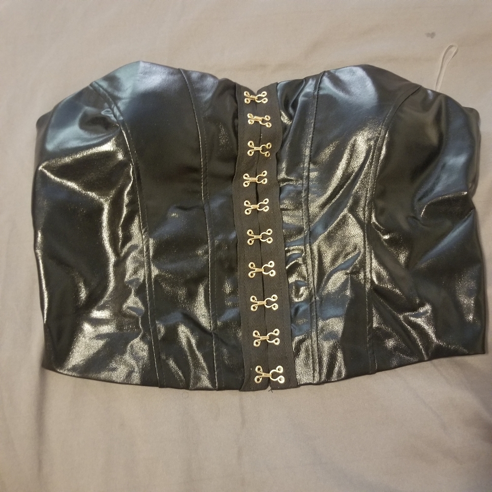Fashion Nova PU Leather top